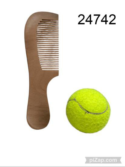 Imagen de PEINE DE MADERA CURADA 18,5CM 6.25